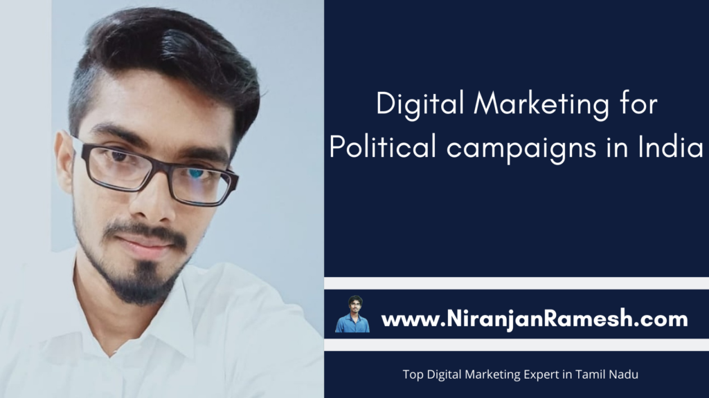 Digital Marketing for Political campaigns in India