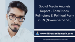 Social Media Analysis Report – Tamil Nadu Politicians & Political Party in TN