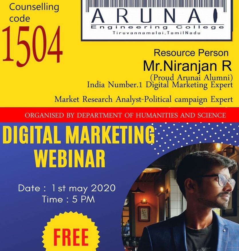 digital-marketing-expert-arunai-engineering-college-chief-guest-talk