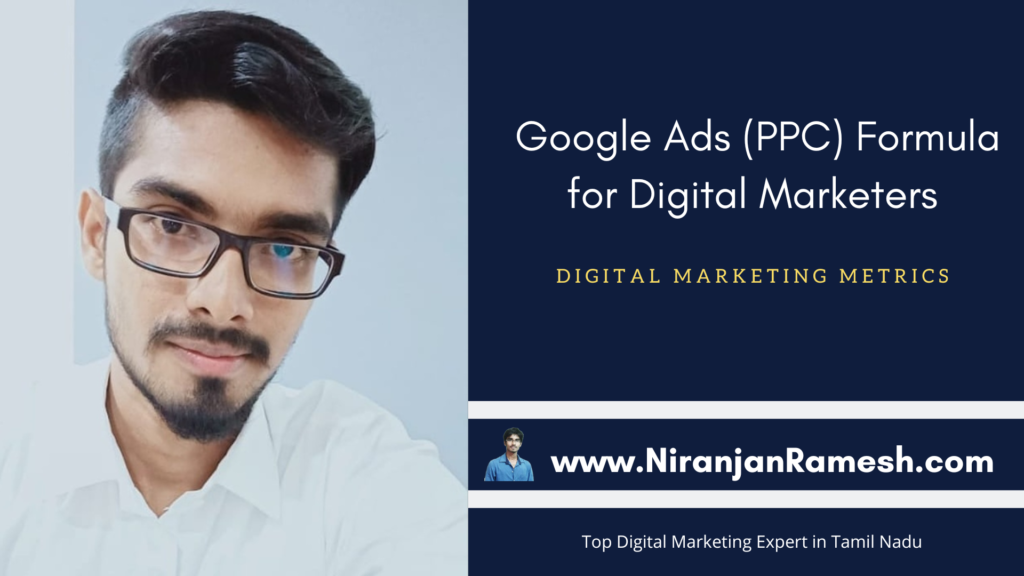 Google Ads (PPC) Formula in Digital Marketing